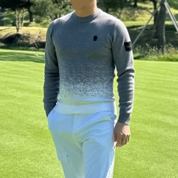 ❤[AMAZINGCRE] 어메이징크리 남성 그라데이션 니트 - gol1398x
