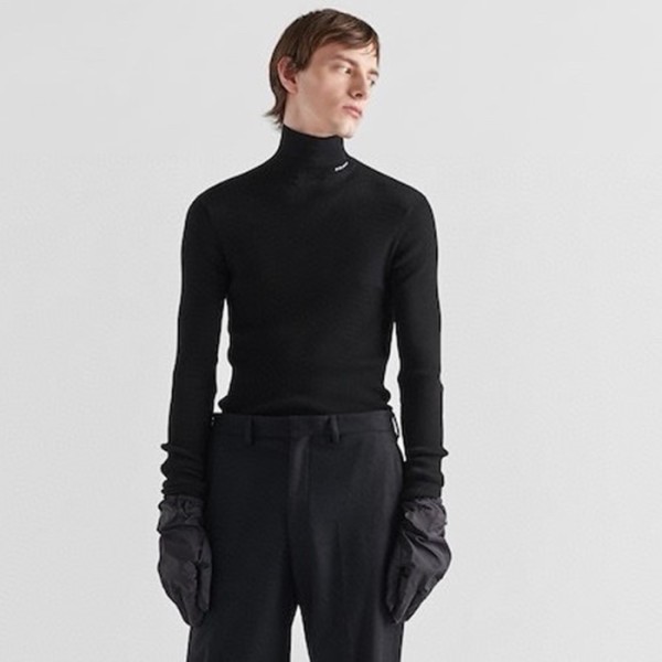 ❤프라다 남성 터틀넥 긴팔티 - Prada Mens Turtleneck Tshirt - prc3779x