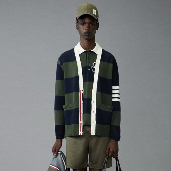 ❤톰브라운 남성 브이넥 가디건 - Thom Browne Mens V-neck Cardigan - thc3835x