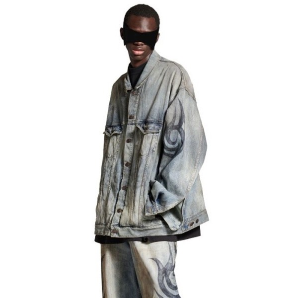 ❤발렌시아가 남성 데님 재킷 - Balenciaga Mens Denim Jacket - bac3838x