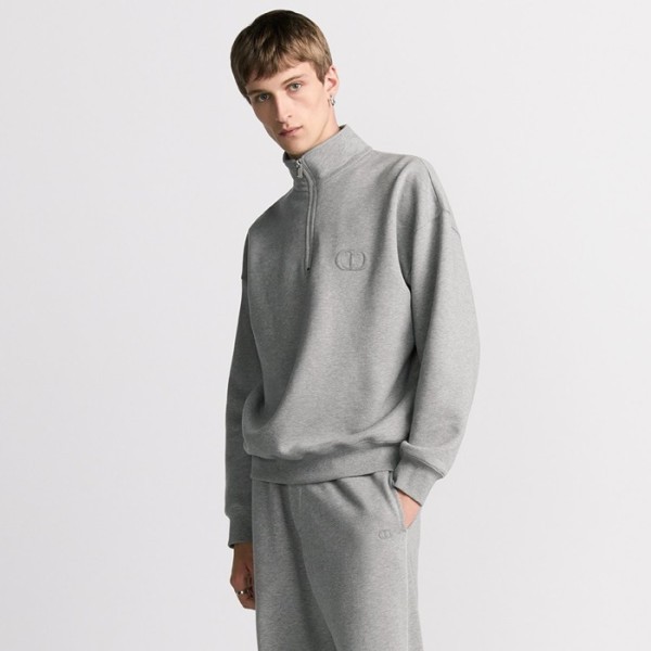 ❤디올 남성 집업 맨투맨 - Dior Mens Zip-up Tshirt - dic3917x