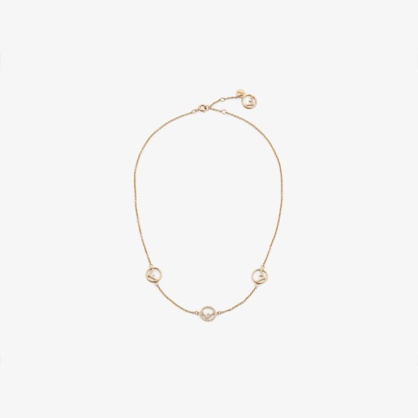 ❤펜디 여성 골드 네크리스 - Fendi Womens Gold Necklace - acc2467x