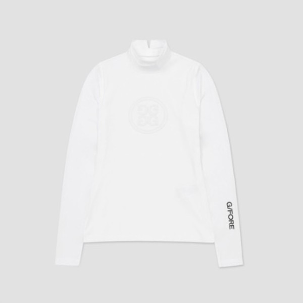 ❤[G/FORE] 지포어 여성 립 하이브리드 모크넥 티셔츠 - gol1402x