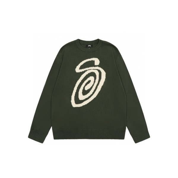 ❤스터시 남성 라운드 스웨터 - Stussy Mens Round Sweater - stc4018x