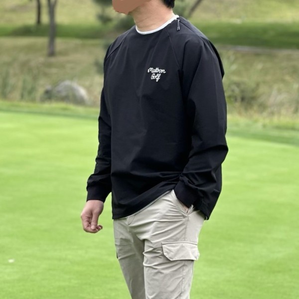 ❤[MALBON] 말본 남성 오버핏 볼 스크립트 맨투맨 - gol1415x