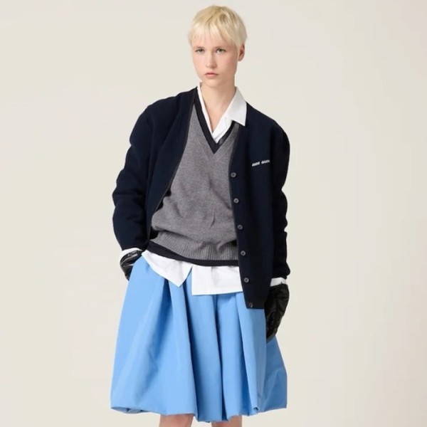 ❤미우미우 여성 브이넥 가디건 - Miumiu Womens V-neck Cardigan - muc4143x