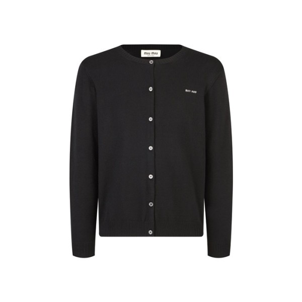 ❤미우미우 여성 라운드 가디건 - Miumiu Womens Round Cardigan - muc4145x