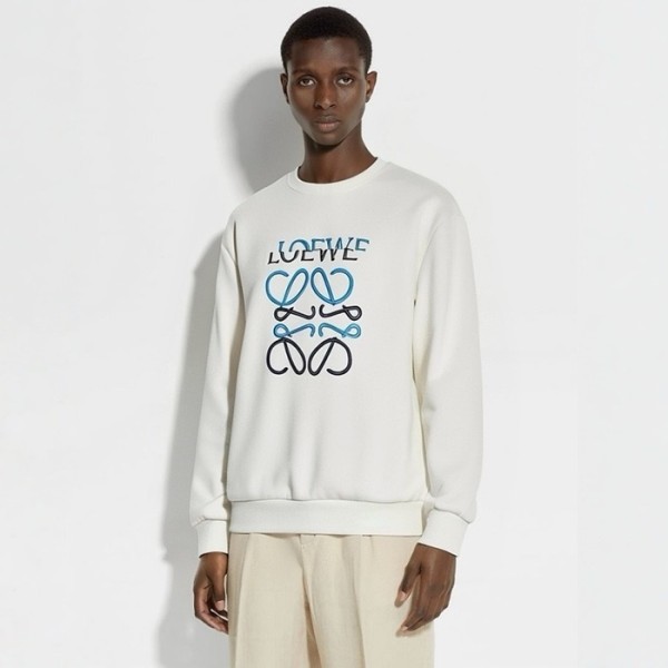 ❤로에베 남성 라운드 긴팔티 - Loewe Mens Round Tshirt - loc4197x