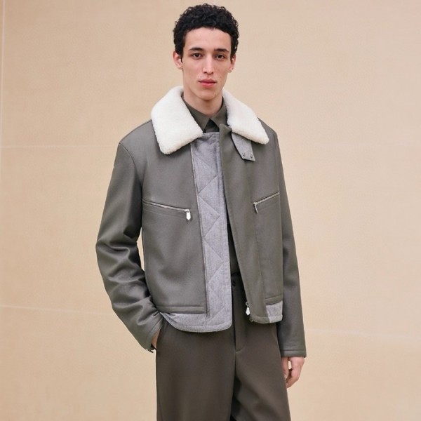 ❤에르메스 남성 가죽 자켓 - Hermes Mens Leather Jacket - hec4249x