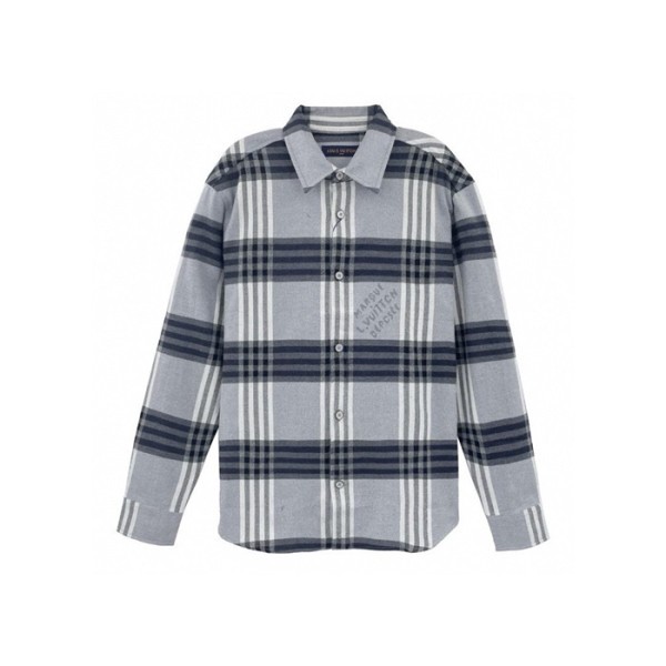 ❤루이비통 남성 체크 셔츠 - Louis vuitton Mens Dress Shirts - lvc4275x