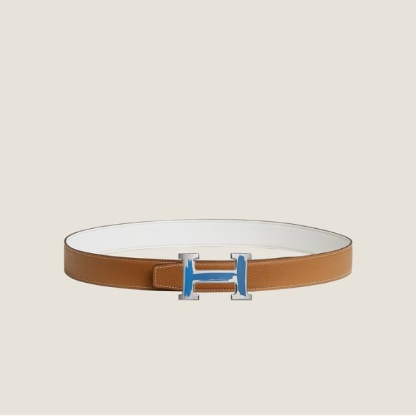 ❤에르메스 남성 리버서블 브러시 벨트 - Hermes Mens Brush Reversible Belt - bel35x