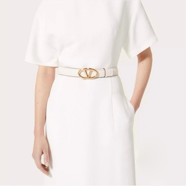 ❤발렌티노 여성 브이 로고 벨트 - Valentino Womens Vlogo Signature Belt - bel106x