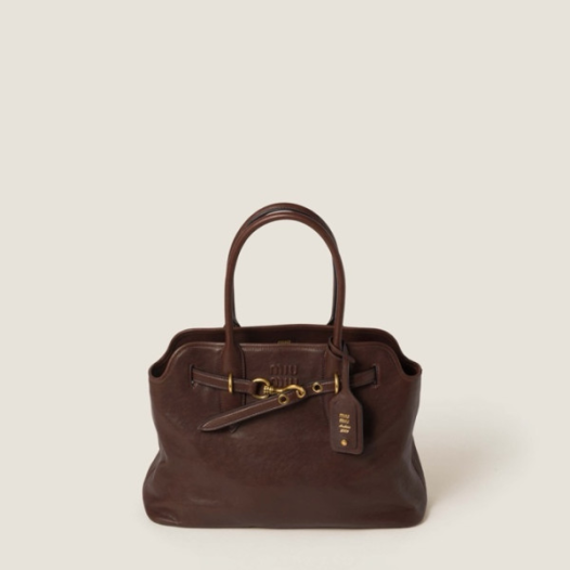 ❤미우미우 여성 아벙츄어 레더 백 - Miumiu Womens Aventure Bag - mib3207x