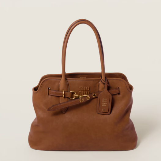 ★미우미우 여성 아방뛰르 나파 가죽 백 미디엄 - MiuMiu Aventure Nappa Leather Bag