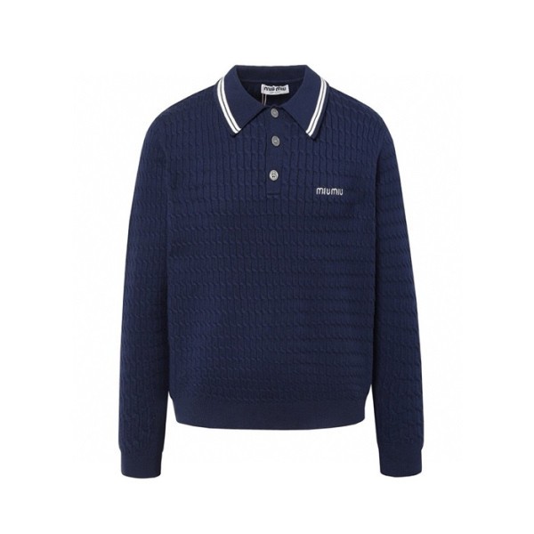❤미우미우 남/녀 폴로 니트웨어 - Miumiu Unisex Polo Knitwear - mic4310x