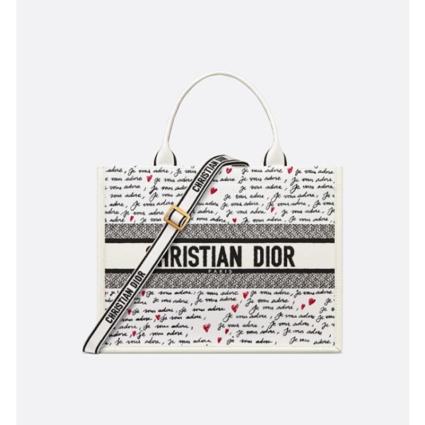 ❤디올 여성 미스 디올 북토트 M1286 - Dior Womens Miss-D Allover Book Tote - dib3250x