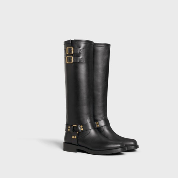 ❤셀린느 여성 리라 트리플 버클 부츠 - Celine Womens Black Boots - ces1684x