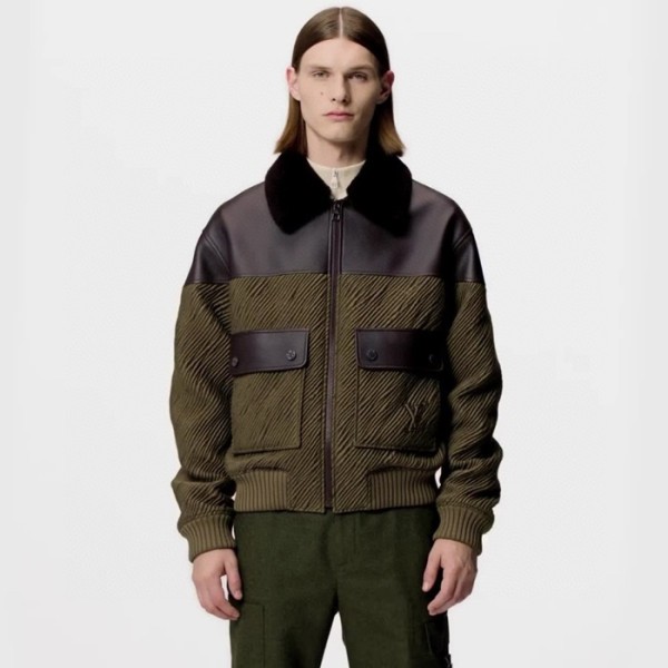 ❤루이비통 남성 가죽 재킷 - Louis vuitton Mens Leather Jacket - lvc4416x