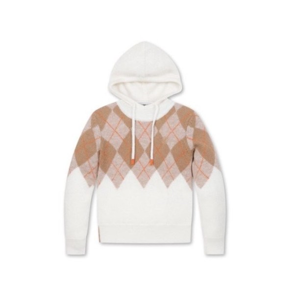 ❤[G/FORE] 지포어 여성 아가일 패턴 후디 방풍스웨터 - gol1457x