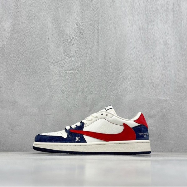 ❤루이비통 x 에어 조던 남/녀 로우 스니커즈 - Louis vuitotn x Nike Air Jordan 1 Low Unisex Sneaker - lvs1740x