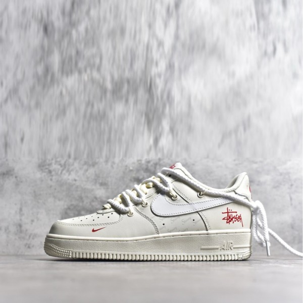 ❤Stussy x Nike Air Force107 남/녀 로우 스니커즈 - Stussy x Nike Air Force107 Unisex Low Sneaker - nis1752x