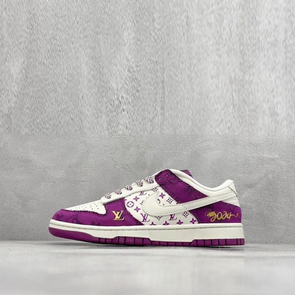 ❤루이비통 x 나이키 남/녀 로우 스니커즈 - Louis vuitotn x Nike SB Dunk Low Unisex Sneaker - lvs1800x