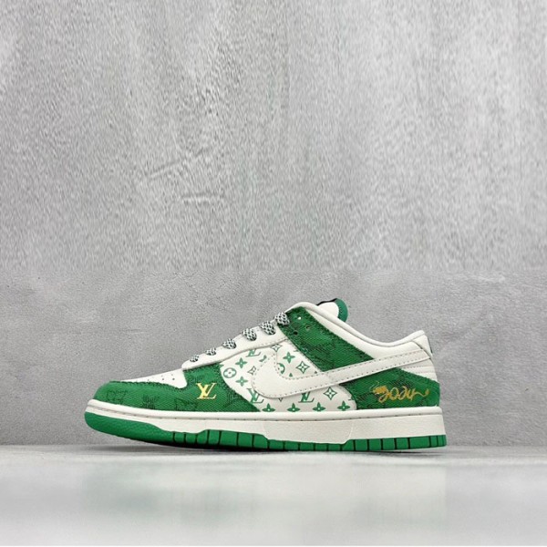 ❤루이비통 x 나이키 남/녀 로우 스니커즈 - Louis vuitotn x Nike SB Dunk Low Unisex Sneaker - lvs1801x
