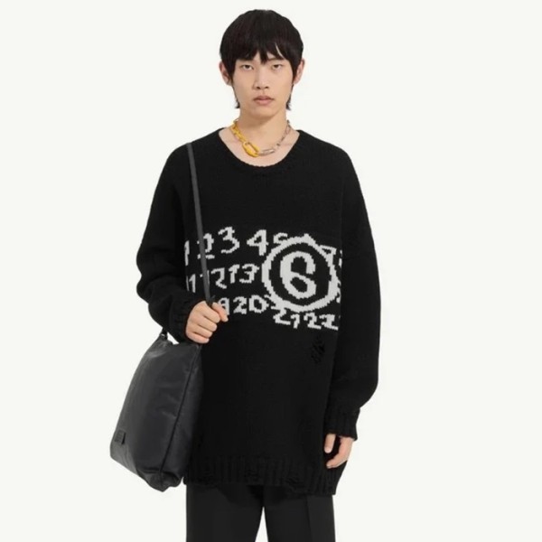 ❤메종 마르지엘라 남성 라운드 니트 - Maison margiela Mens Round Knitwear - mac4506x