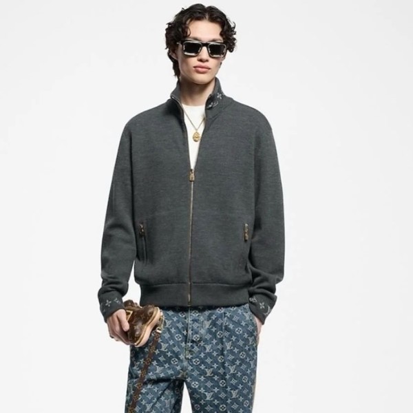 ❤루이비통 남성 집업 스웨터 - Louis vuitton Mens Zip-up Sweater - lvc4523x