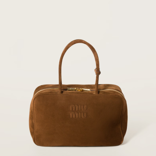 ★미우미우 여성 스웨이드 보 백 - Miumiu Womens Beau Bag
