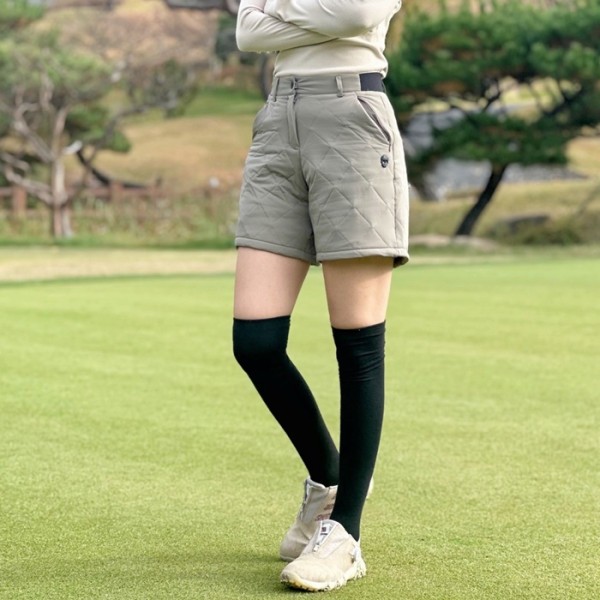 ❤[AMAZINGCRE] 어메이징크리 여성 다이아 퀼팅 누빔 쇼츠 팬츠 - gol1472x