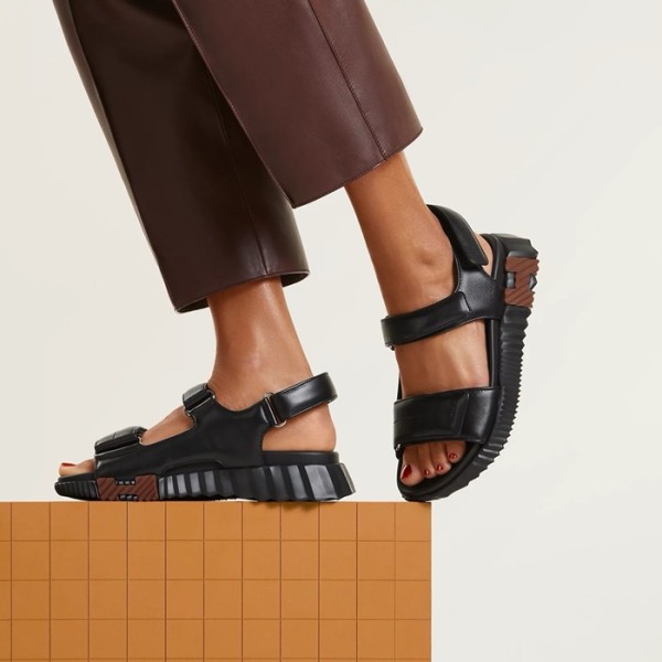❤에르메스 남/녀 일렉트릭 느와르 샌들 - Hermes Unisex Classic Sandal - hes1866x