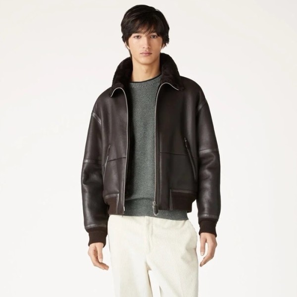 ❤로로피아나 남성 가죽 자켓 - Loro Piana Mens Leather Jacket - loc4639x