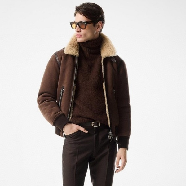 ❤톰포드 남성 가죽 자켓 - Tom Ford Mens Leather Jacket - toc4641x