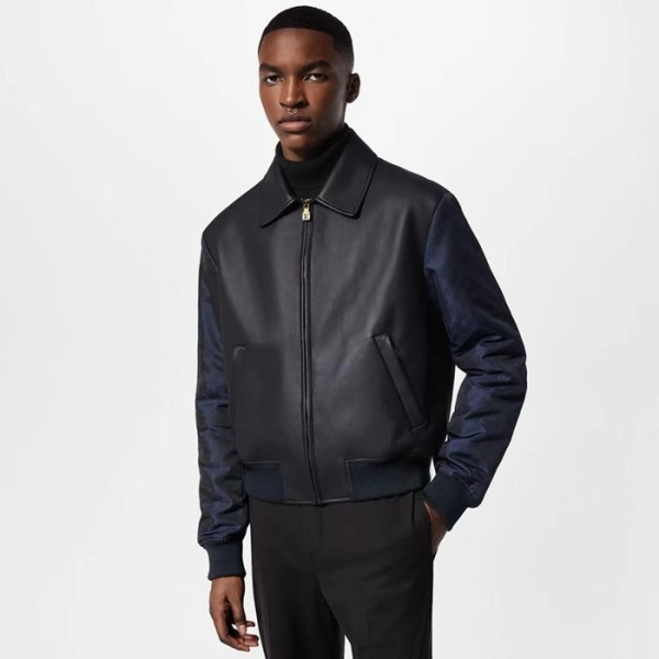 ❤루이비통 남성 가죽 재킷 - Louis vuitton Mens Leather Jacket - lvc4682x