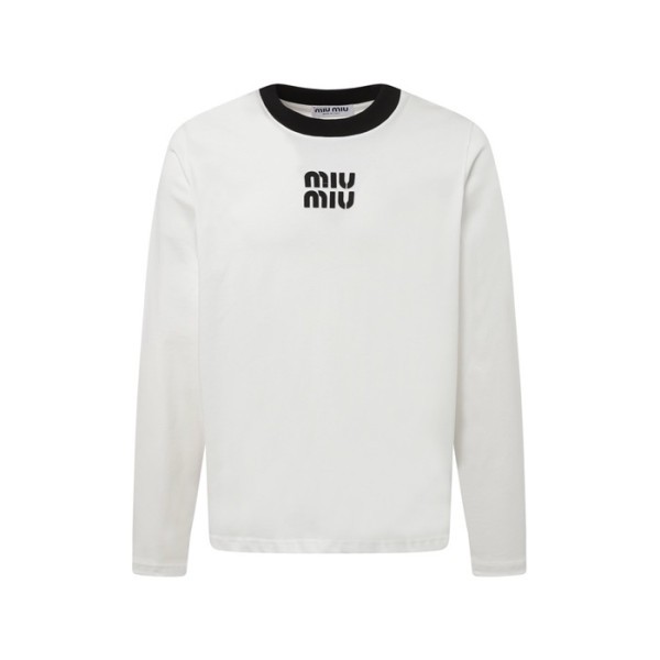 ❤미우미우 남/녀 라운드 긴팔티 - Miumiu Unisex Round Tshirt - mic4685x