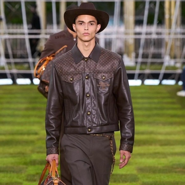 ❤루이비통 남성 가죽 재킷 - Louis vuitton Mens Leather Jacket - lvc4697x