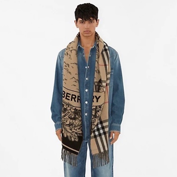 ❤버버리 남/녀 양면 머플러 - Burberry Unisex Reversible Muffler - acc2981x