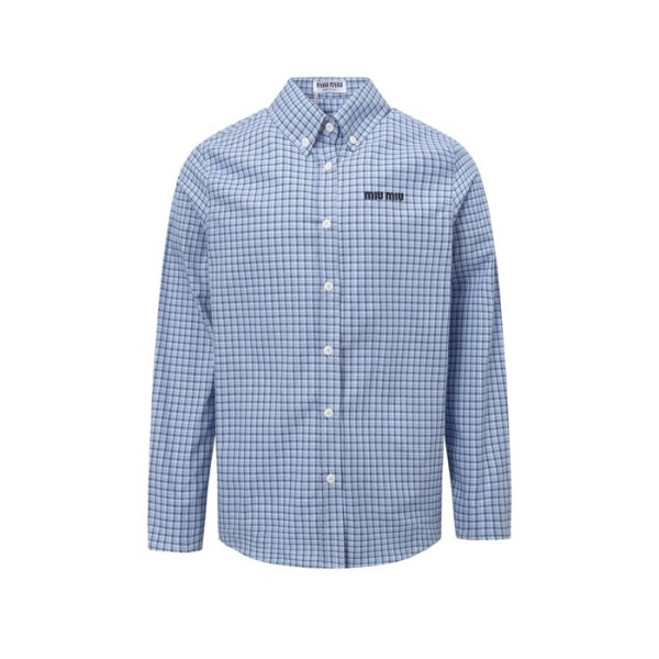 ❤미우미우 남/녀 체크 셔츠 - Miumiu Unisex Flanner Shirts - miu4873x