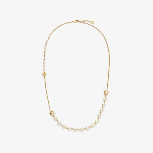 ❤펜디 여성 골드 네크리스 - Fendi Womens Gold Necklace - acc3231x