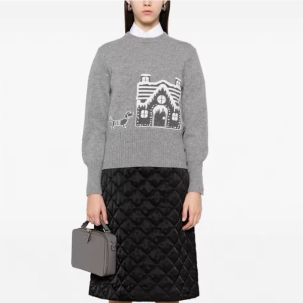 ❤톰브라운 여성 라운드 니트 - Thom Browne Womens Knitwear - thc4948x