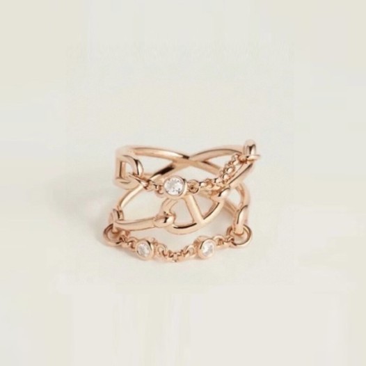 ❤에르메스 여성 골드 반지 - Hermes Womens Gold Ring - acc3570x