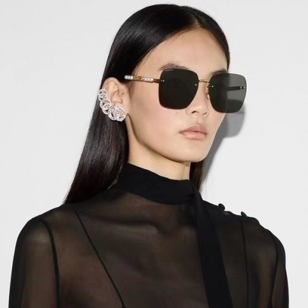 ❤구찌 여성 프리미엄 메탈 프레임 선글라스 - Gucci Womens Premium Metal Frame Sunglasses - acc3578x