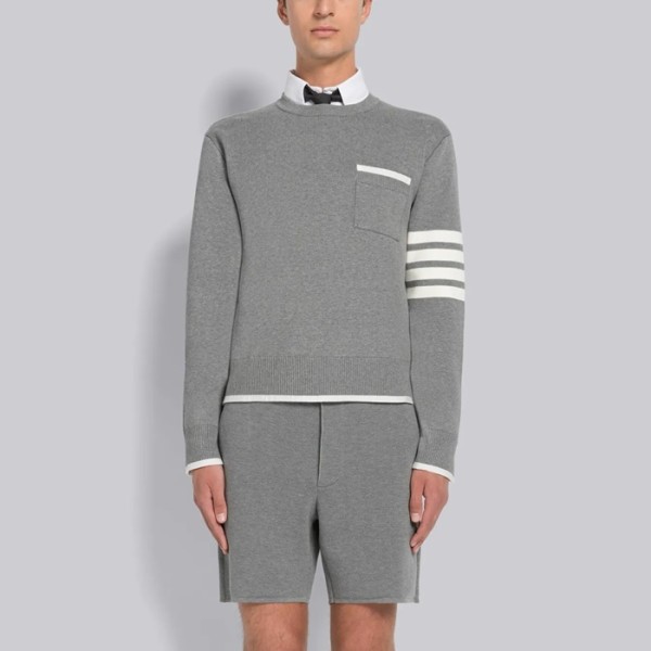 ❤톰브라운 남성 라운드 스웨터- Thom Browne Mens Round Sweater - thc4953x