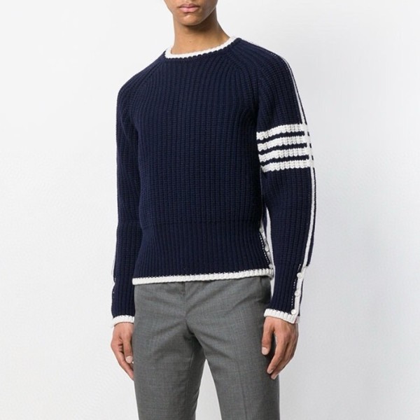 ❤톰브라운 남성 라운드 스웨터- Thom Browne Mens Round Sweater - thc4962x