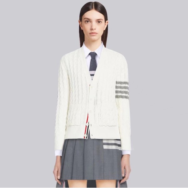 ❤톰브라운 여성 브이넥 가디건 - Thom Browne Womens Cardigan - thc4969x