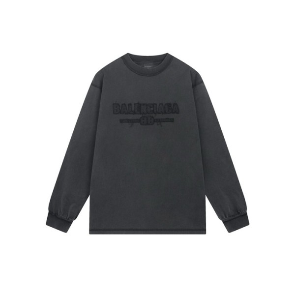 ❤발렌시아가 남성 라운드 긴팔티 - Balenciaga Mens Round Tshirt - bac5021x