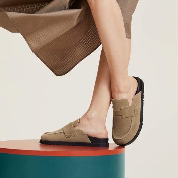 ❤에르메스 여성 고 뮬 시어링 블로퍼 - Hermes Womens Go Mule - hes2994x