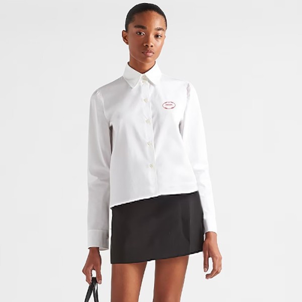 ❤프라다 여성 모던 화이트 셔츠 - Prada Womens White Tshirts - prc5114x