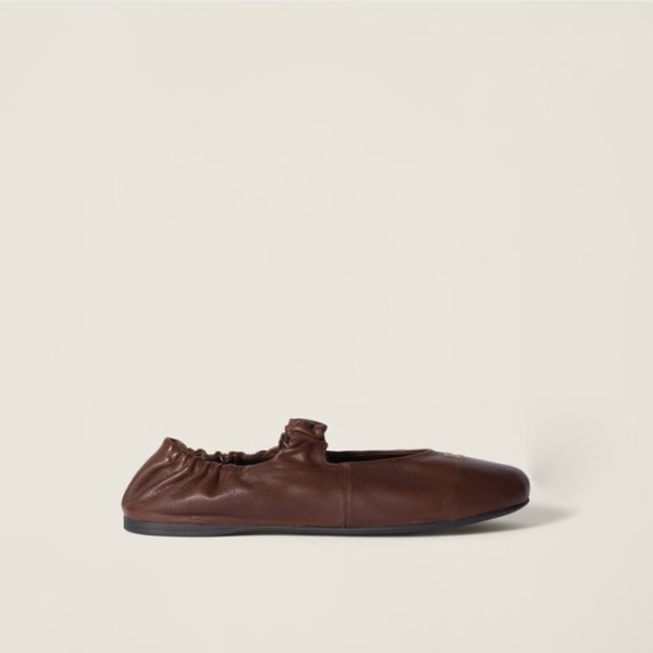 ❤미우미우 여성 나파 발레리나 - Miumiu Womens Nappa Plats - mis3047x